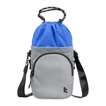 Borsa Tomtoc GameOn-G50 Switch 2 JoyCarry Sling grigio per accessori Nintendo Switch