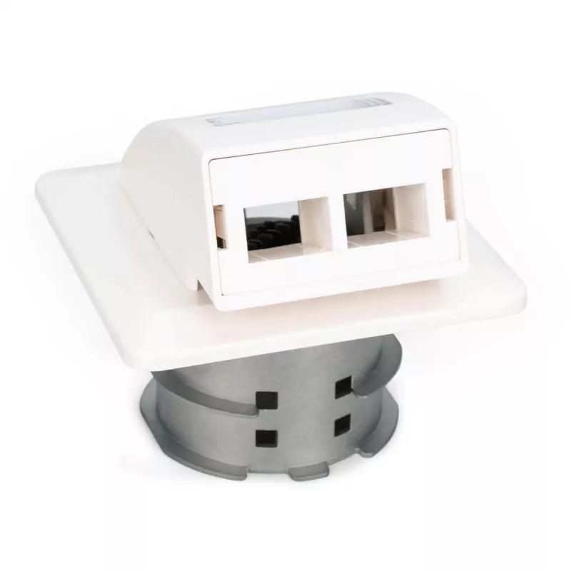Presa a muro in fibra ottica FTTH da incasso Digitus DN-93201 adattatore SC/LC 86x30x86mm