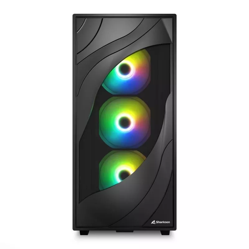 Sharkoon REBEL C80G RGB midi tower nero