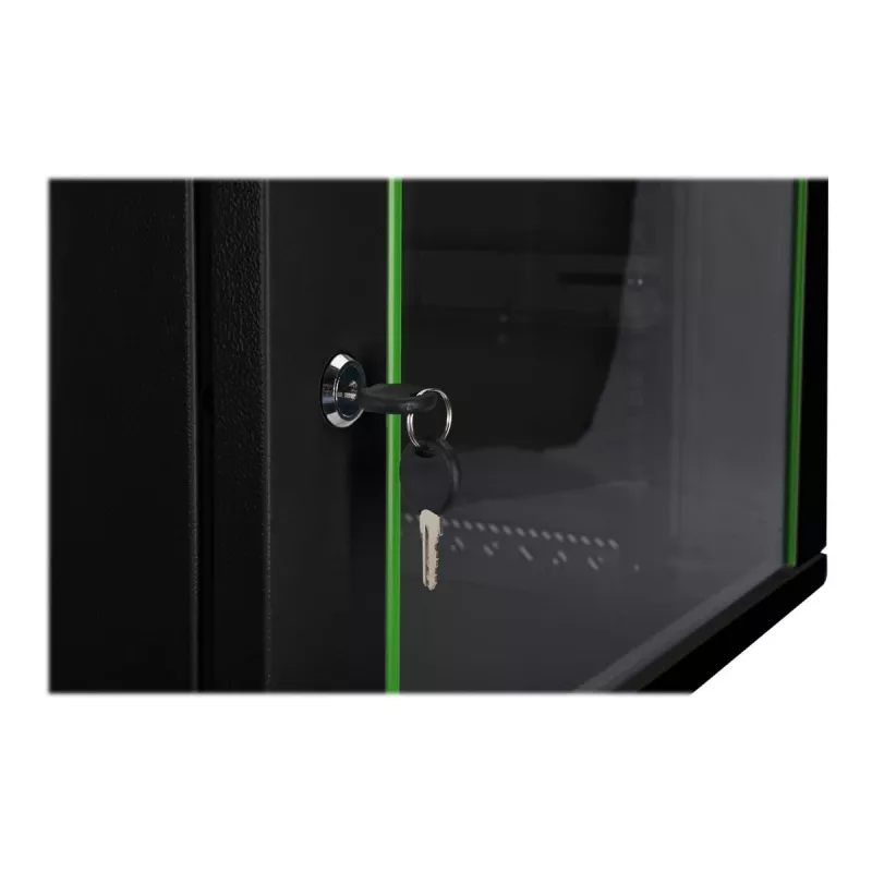 DIGITUS Dynamic Basic DN-19 16-U-EC-SW - armadio - armadio di rete - adatto per montaggio a parete - RAL 9005 - 16U - 48,3 cm (19