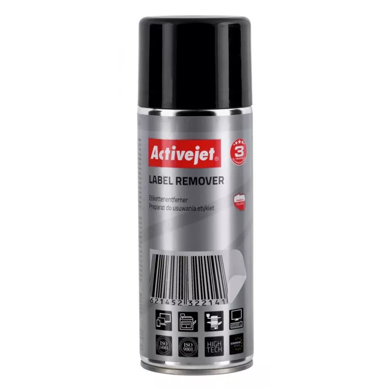 Spray rimuovi etichette ActiveJet AOC-400 400 ml — bomboletta spray, multicolore, senza applicatore a pennello