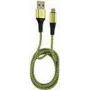 Cavo LC-POWER USB-Micro-1M-7 1 m nero/verde, USB-A a Micro-USB (LC-C-USB-MICRO-1M-7)