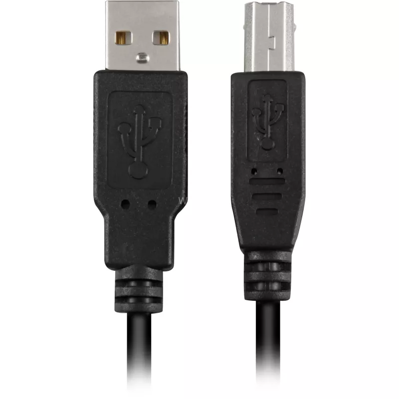 Cavo USB Sharkoon USB 2.0 1 m USB A USB B nero