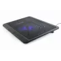 Supporto per laptop Gembird NBS-1F15-04 per laptop fino a 15 inch, nero, ABS, 330×250×25 mm
