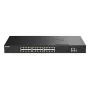 D-Link switch smart managed stackable PoE+ 28 porte Gigabit con 4 porte 10G SFP+