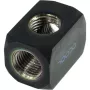 Alphacool HF Anschlussterminal TEE raccordo a T tondo G1/4 - Deep Black (17030)