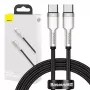 Cavo USB-C a USB-C Baseus CATJK-C01, USB 3.2 Gen 1, 1 m, nero