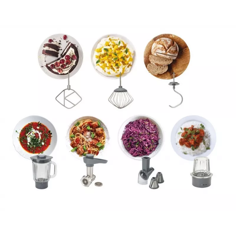 Kenwood Prospero+ Robot da cucina 1000 W 4,3 L Argento, bilancia integrata in acciaio inox