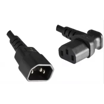 Microconnect PE040618A cavo di alimentazione nero 1,8 m connettore femmina C13 connettore maschio C14