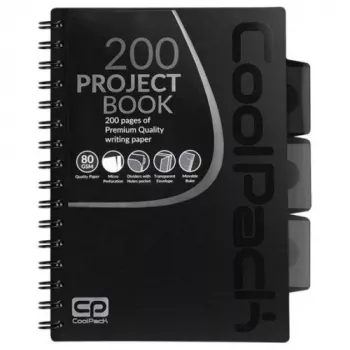 Blocco a spirale A5 Coolpack nero