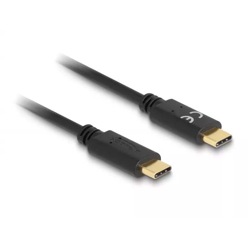 Cavo di ricarica DeLOCK USB Type-C 15 cm PD 5 A con E-Marker