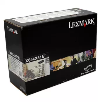Toner Lexmark X654X31E 15000 pagine nero