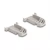 Custodia D-Sub DELOCK 9 poli con guarnizioni in gomma, plastica, nero/grigio, 41,6×31,6×19,8 mm