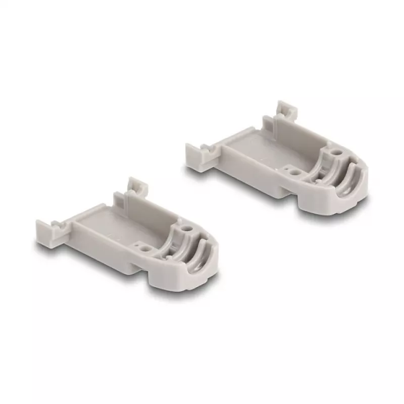 Custodia D-Sub DELOCK 9 poli con guarnizioni in gomma, plastica, nero/grigio, 41,6×31,6×19,8 mm