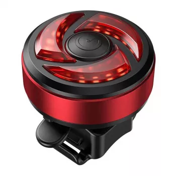 Luce posteriore Superfire BTL02 USB, batteria 330 mAh, ricaricabile USB, luce posteriore di sicurezza