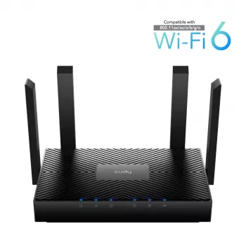 Cudy WR3000 router wireless Gigabit Ethernet Dualband (2,4 GHz / 5 GHz) nero
