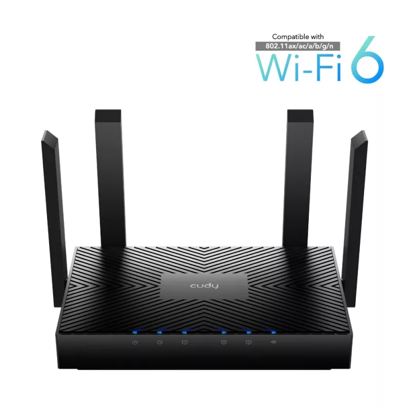 Cudy WR3000 router wireless Gigabit Ethernet Dualband (2,4 GHz / 5 GHz) nero