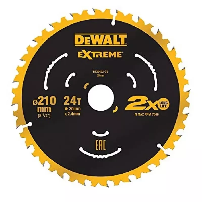 Lama circolare DeWALT DT20432-QZ 21 cm con placchette in carburo di tungsteno