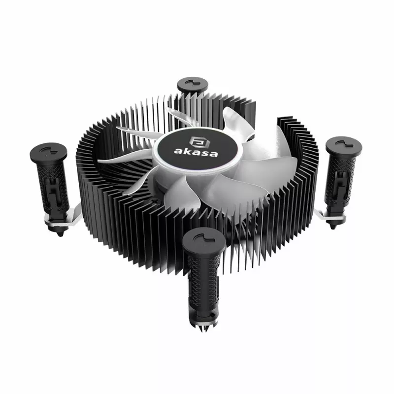 Dissipatore ad aria Akasa AK-CC6615BP01 nero 600-3000 U/min doppio cuscinetto a sfere