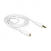 Cavo audio 3,5 mm M-F DeLOCK 83767 2 m bianco