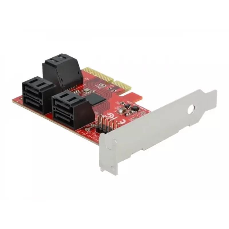 Scheda SATA PCI Express x4 DeLOCK 6 porte formato Low Profile