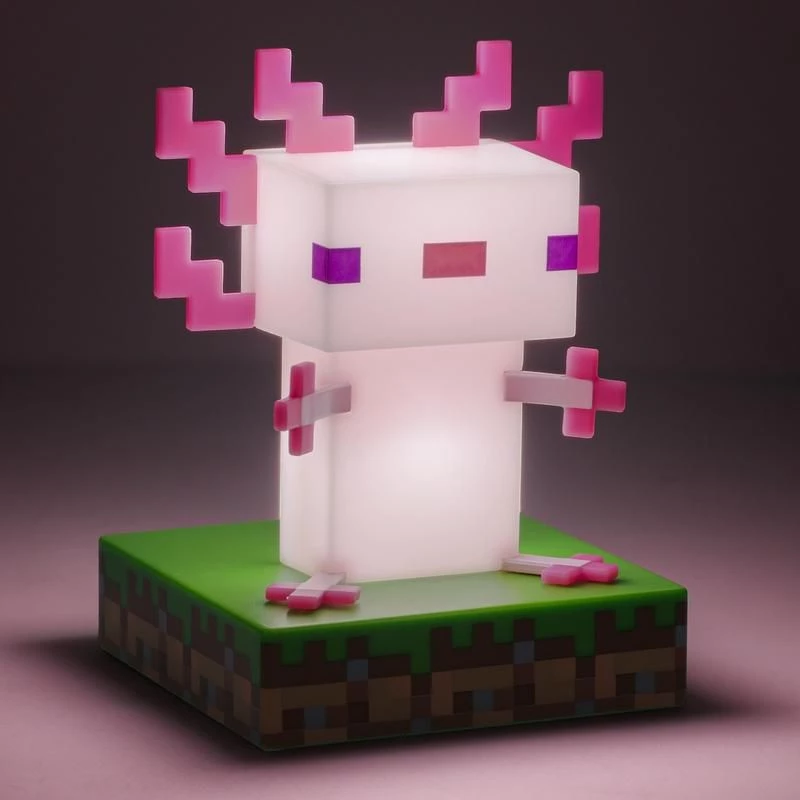 Luce Paladone Minecraft Axolotl Icon