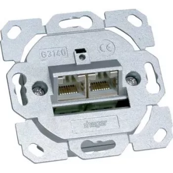 Hager G3140 presa dati Cat.6a 2 vie 8/8 poli (G3140)