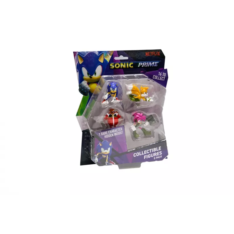 SONIC PRIME - set con 5 figure miste