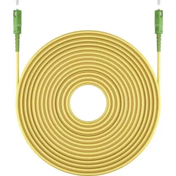Goobay 59646 Cavo in fibra ottica 30 m SC/APC FTTH OS2 giallo (59646)