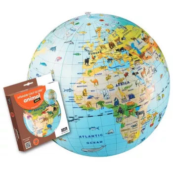 Globo Caly Animal Globe Maxi 50 cm, multicolore
