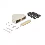 DeLOCK 67136 Connettore per cavo D-Sub 37 poli argento connettore maschio