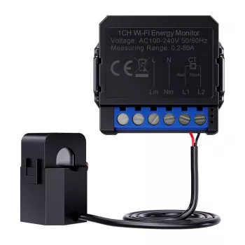Contatore di energia Avatto ZWPM16-1 bidirezionale 16A 230V montaggio su guida DIN