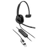 Cuffia USB monaurale con filo HP Poly Mission 415 — leggera 99 g, design a un orecchio