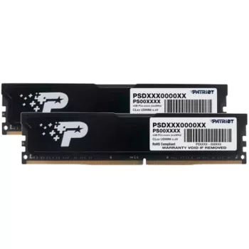 DIMM 16 GB DDR4-3200 (2x 8 GB) kit dual, memoria RAM nera, PSD416G3200K, Signature Line