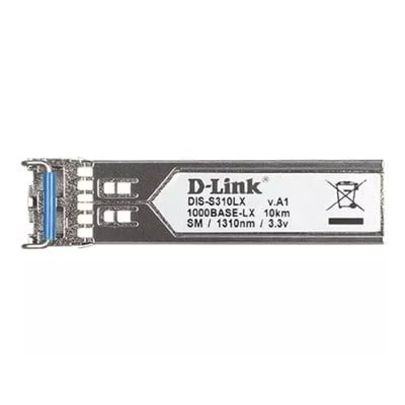 D-Link ricetrasmettitore industriale mini-GBIC SFP 1 porta su 1000BaseLX