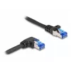 Cavo di rete DeLOCK RJ45 Cat.6A S/FTP 0,5 m nero