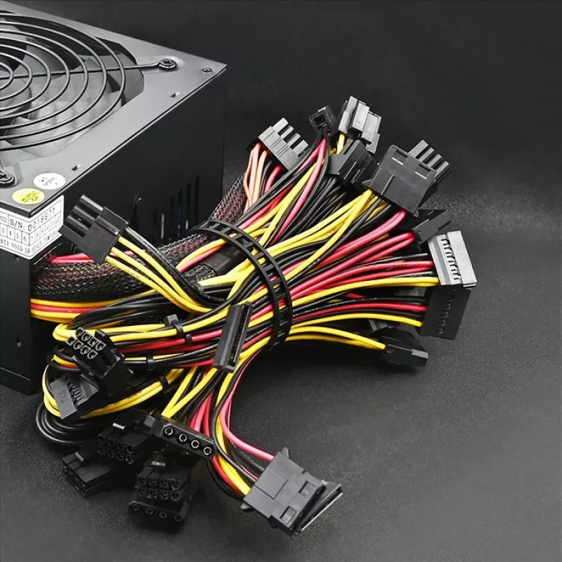 Alimentatore QOLTEC Gaming Miner 1600W Gold, 1600 W, ATX, efficienza Gold