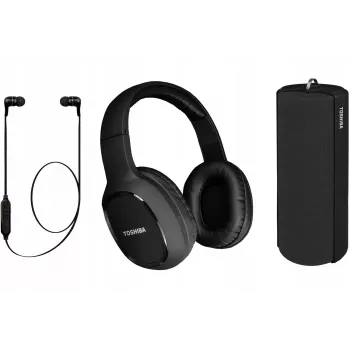 Cuffie Toshiba Triple Pack HSP-3P19-II nere