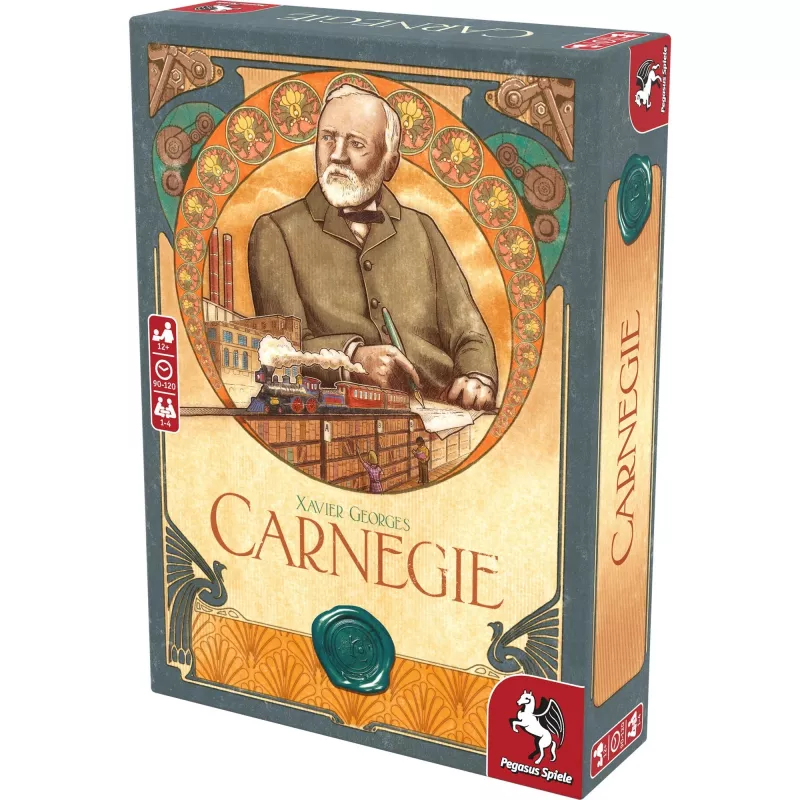 Pegasus Spiele Carnegie gioco da tavolo economia
