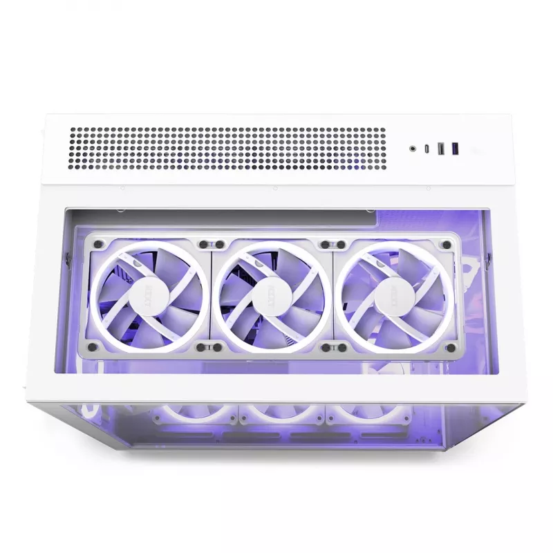 Case PC NZXT H9 Elite Midi Tower bianco