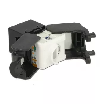 Delock 86267 modulo Keystone da RJ45 a LSA Cat.6A UTP, nero