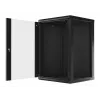 Armadio rack a parete LANBERG WF01-6618-10B, 18U, 600×600×907 mm, nero, 60 kg