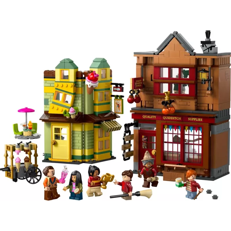 LEGO Harry Potter 76452 Quidditch Supplies Gelateria Mini-Build-Set, 795 pezzi, 6 minifigure, età 8+