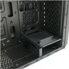 LC Power Classic 7040B - MDT - ATX - senza alimentatore - nero, alluminio spazzolato / nero - USB/audio