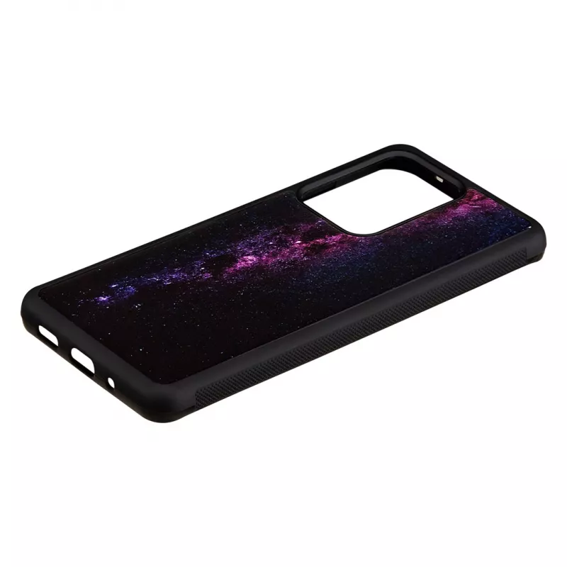Custodia protettiva iKins per Samsung Galaxy S20 Ultra – finitura nera Milky Way