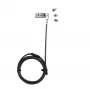 Lucchetto per cavo DICOTA D31717 nero 2 m