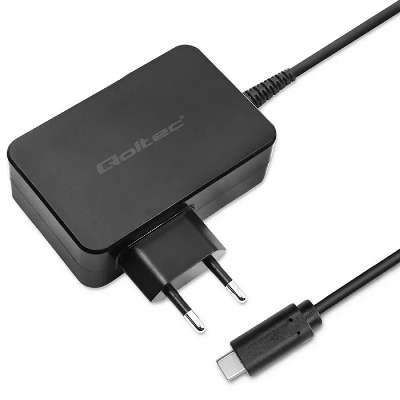 Qoltec PD 120W Turbo Fast Charger | 5-28V | 3-4.5A | USB-C | nero