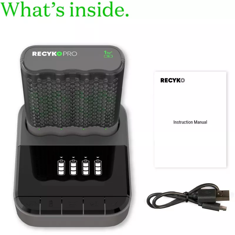 GP ReCyko Pro P461 caricabatterie AA/AAA con docking station D461