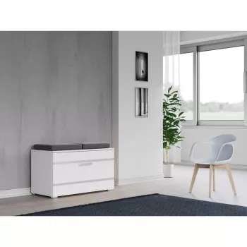 Modulo scarpiere chiuso e shop OPAL SZAFKA BIEL — bianco, truciolare, B850×H450 mm, telaio 16 mm