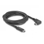 DeLOCK cavo USB connettore maschio USB Type-C su connettore maschio USB Type-C angolare 2 m 5 Gbit/s 4K PD 60 W